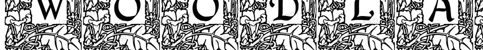 WoodlandLtITC TT Bold字体转换